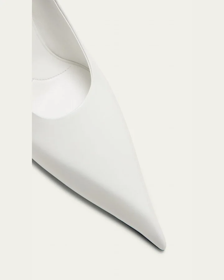 Calfskin Leather Stiletto Pumps - Image 3