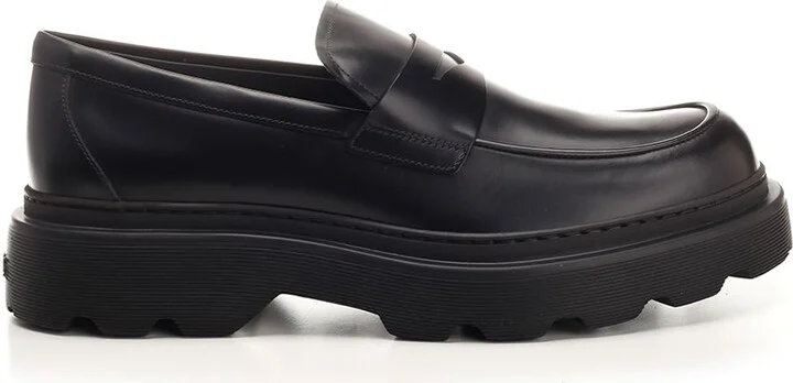 Calfskin Loafer Scarpe Basse Black