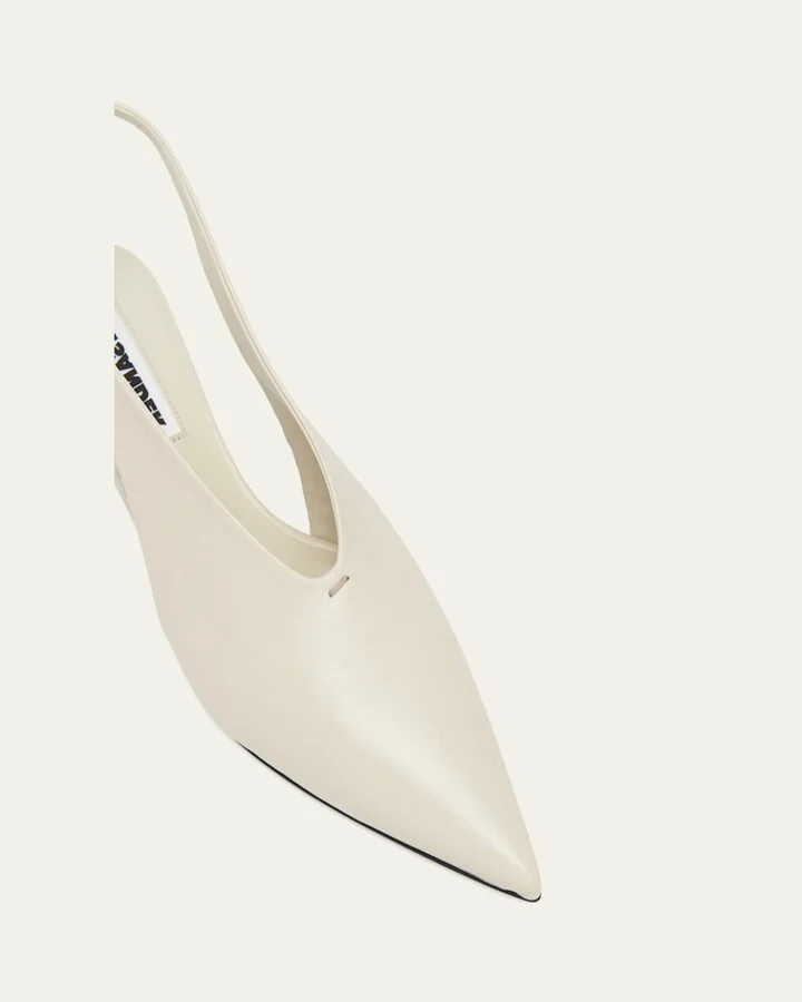 Calfskin Slingback Ballerina Pumps - Image 5