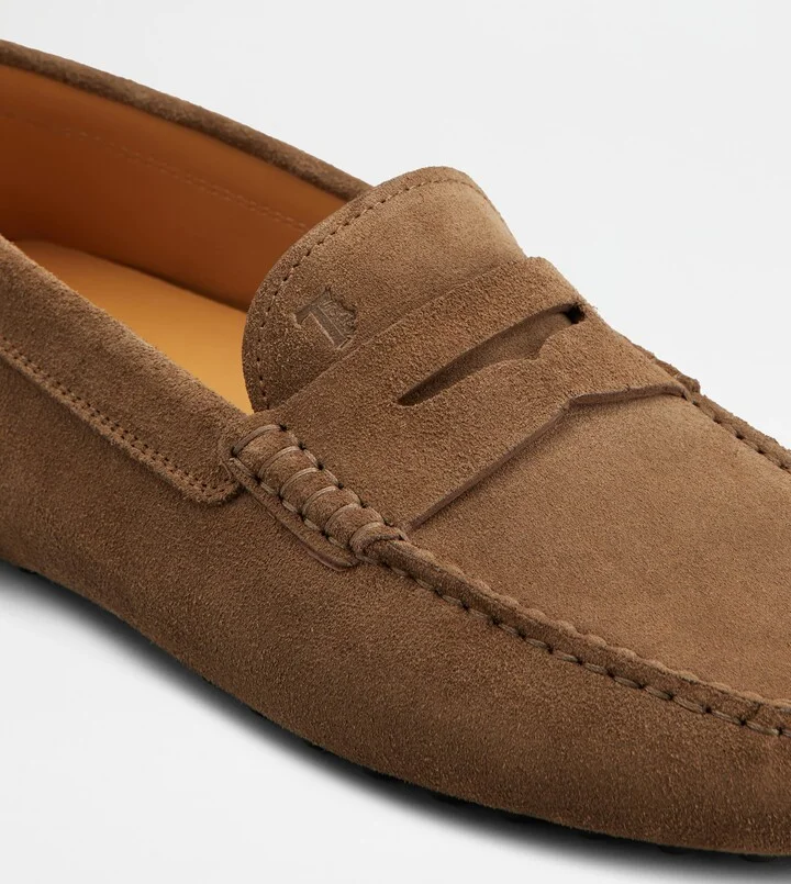 Calfskin Suede Driving Shoe - Image 4