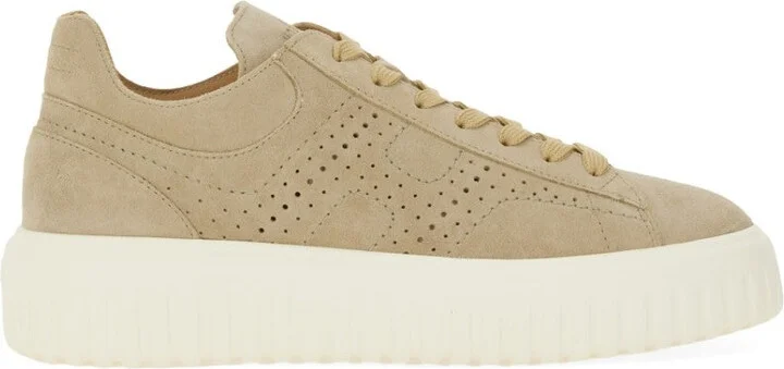 Calfskin Suede Sneakers