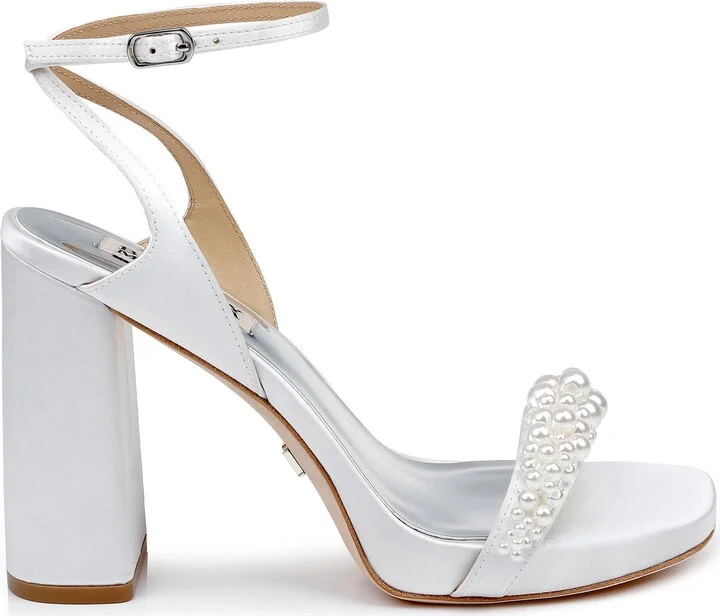 Calida Ankle Strap Satin Sandal - Image 3