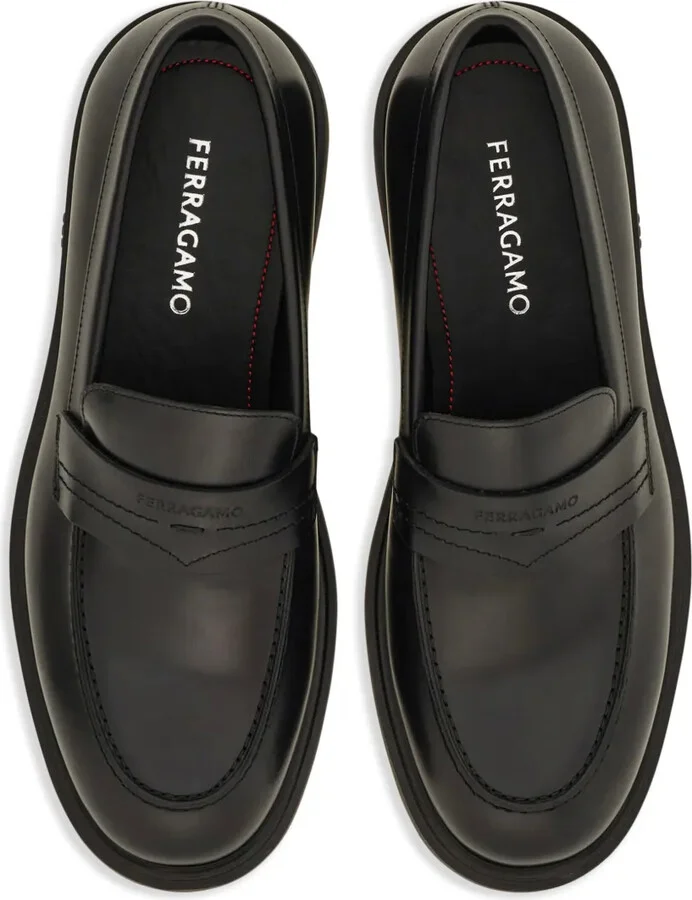 Caligola leather loafers - Image 4