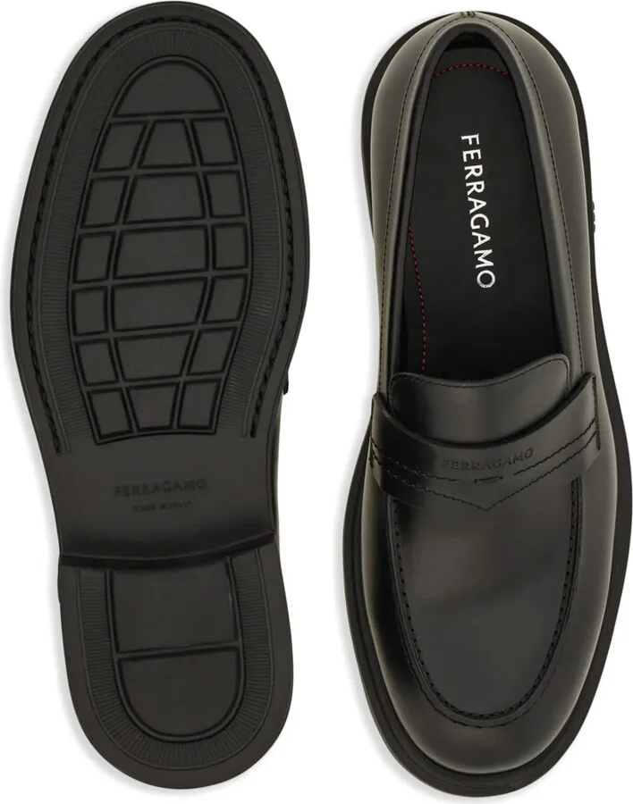 Caligola leather loafers - Image 5