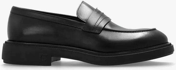 Caligola Leather Penny Loafers