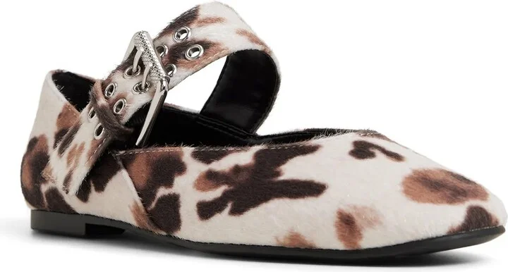 Brown/White Cow Print