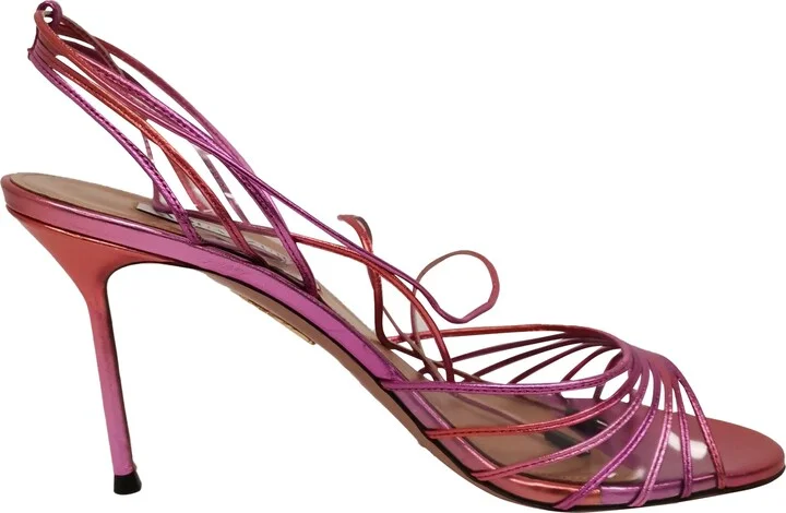 Call Me 85 Sandals in Pink Leather