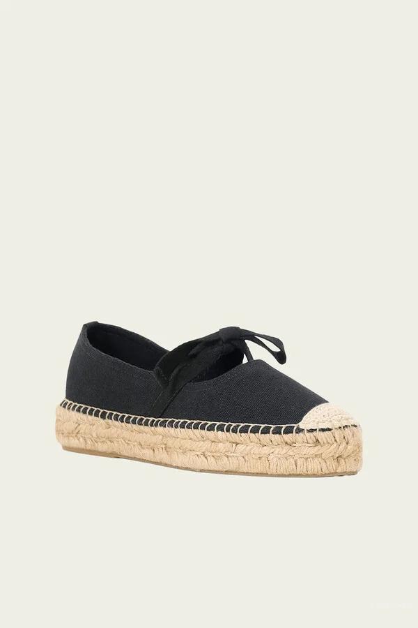 Calla Espadrille Mary Jane in Black - Image 2