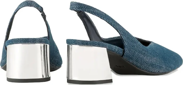 Calla slingback denim pumps - Image 3