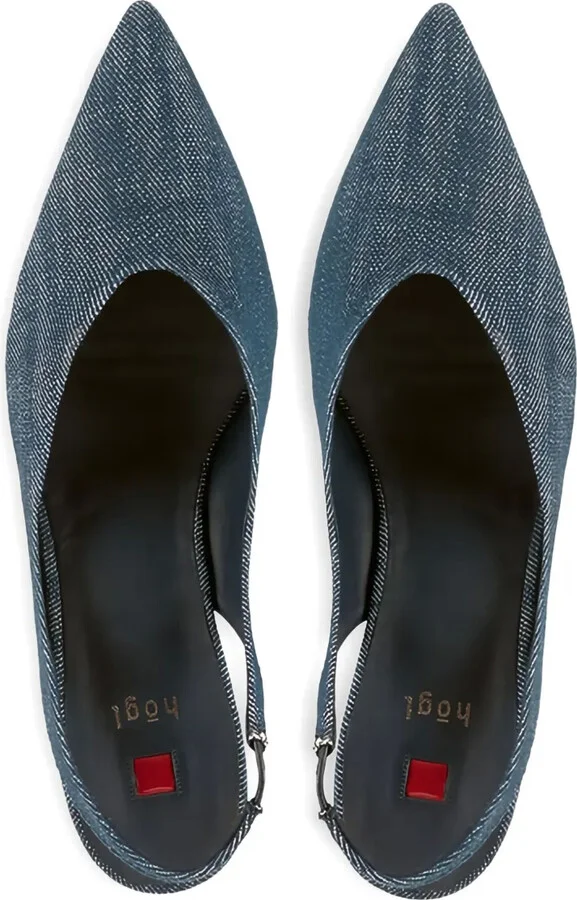 Calla slingback denim pumps - Image 4