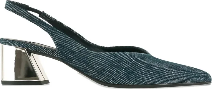 Calla slingback denim pumps
