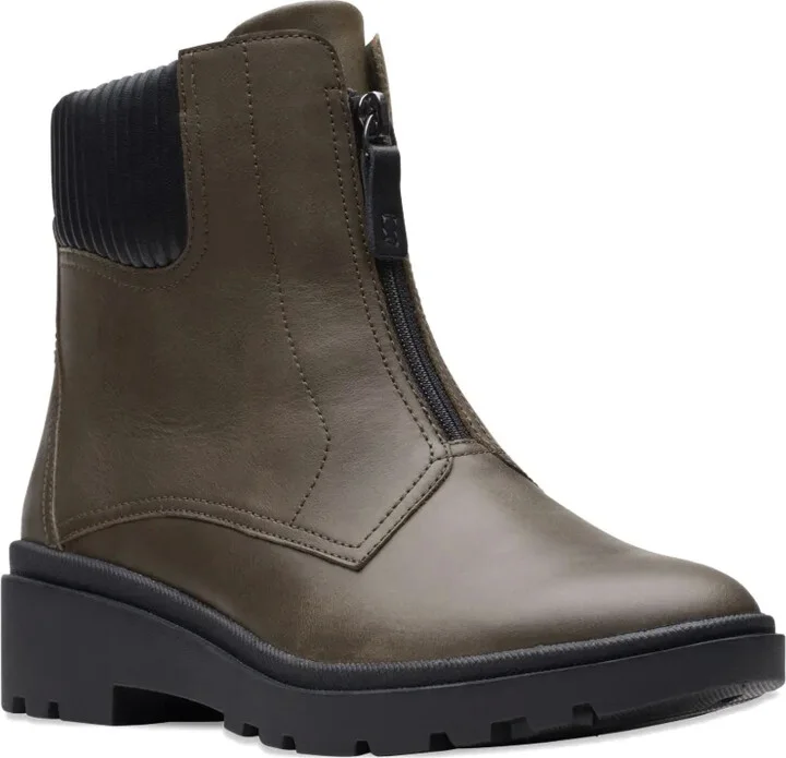 Calla Zip "Dark Olive" boots - Image 2
