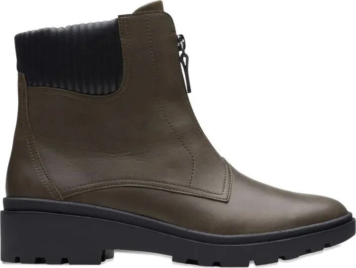 Calla Zip "Dark Olive" boots