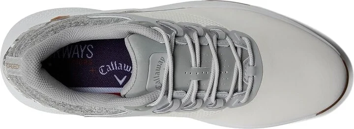 Callaway Coronado v4 Men's Golf Shoes White/Grey : 9 D - Medium, Leather - Image 2