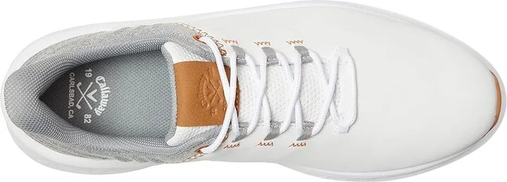 Callaway La Jolla SL Men's Golf Shoes White/Grey : 9 D - Medium, Synthetic - Image 2