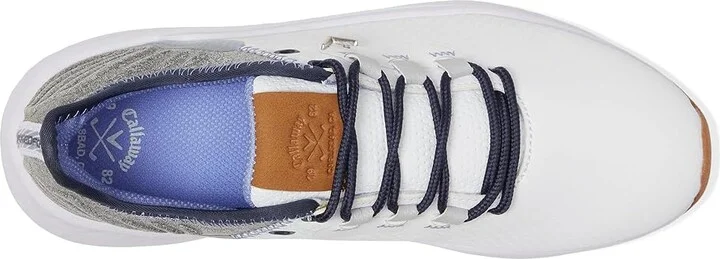 Callaway La Jolla SL Women's Shoes White/Navy : 6.5 B - Medium, Leather/Rubber - Image 2