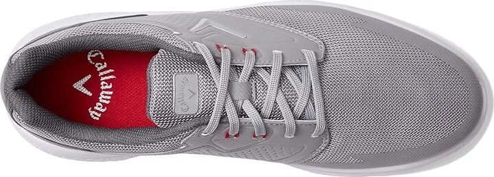 Callaway Solana SL V2 Men's Shoes Grey/Red : 9.5 EE - Wide, Leather/Rubber - Image 2