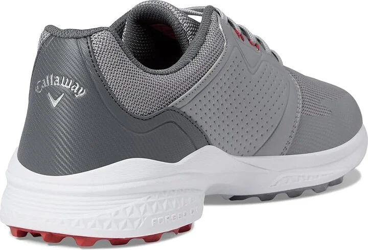 Callaway Solana SL V2 Men's Shoes Grey/Red : 9.5 EE - Wide, Leather/Rubber - Image 4