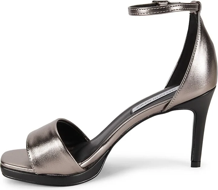 Callie 90MM Metallic Stiletto Sandals - Image 4