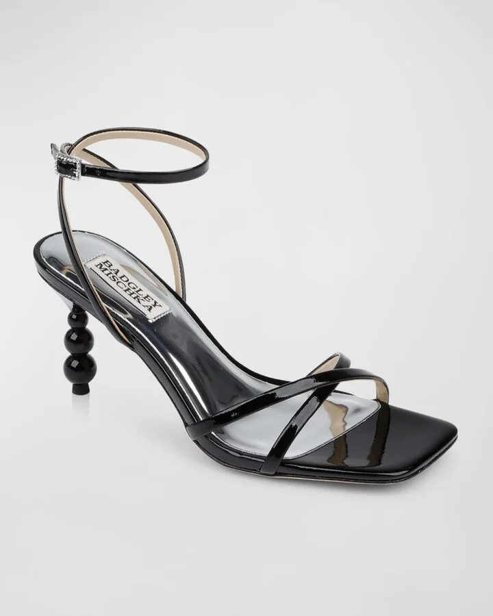 Callie Leather Crisscross Ankle-Strap Sandals - Image 2