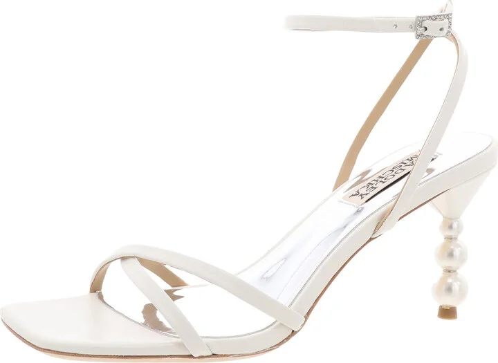 callie Womens Heels Square Toe Ankle Strap