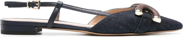 Cally denim ballerina shoes