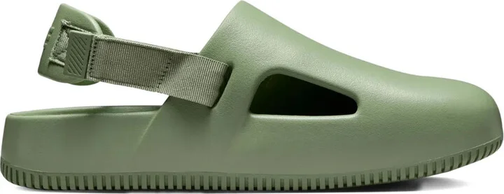 Calm "Oil Green" mules