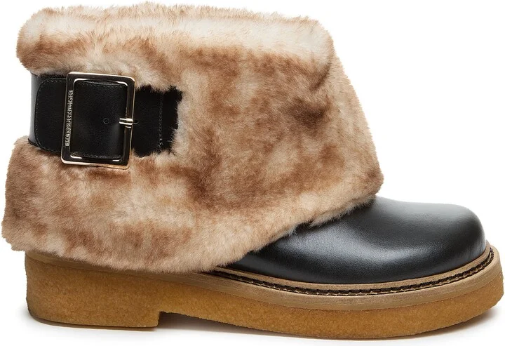 Calvin Faux Fur Cuff Bootie - Image 2