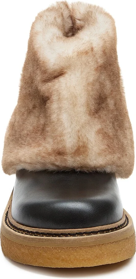 Calvin Faux Fur Cuff Bootie - Image 3