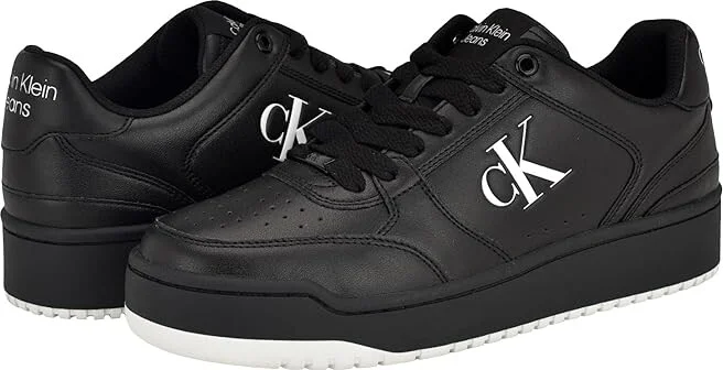 Calvin Klein Acre Men's Lace-up Boots Black/White : 11.5 M
