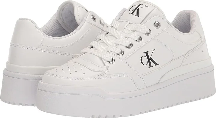 Calvin Klein Alondra Women's Shoes White : 8.5 M, Synthetic