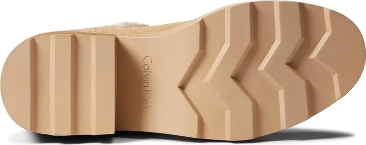 Calvin Klein Anissa Women's Boots Beige : 9 M, Textile/Synthetic/Leather - Image 3