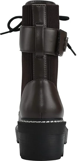 Calvin Klein Arabel 2 Women's Boots Dark Brown : 8 M, Synthetic/Textile - Image 4