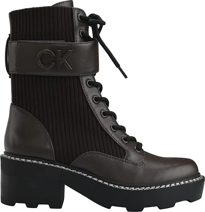 Calvin Klein Arabel 2 Women's Boots Dark Brown : 8 M, Synthetic/Textile - Image 6