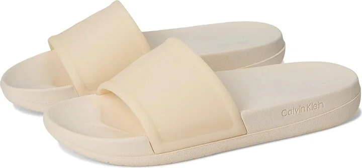 Calvin Klein Barli Women's Sandals Light Natural : 6 M, Synthetic