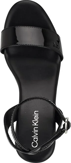 Calvin Klein Belliny Women's Sandals Black Patent : 9.5 M, Leather - Image 2