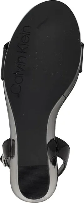 Calvin Klein Belliny Women's Sandals Black Patent : 9.5 M, Leather - Image 3