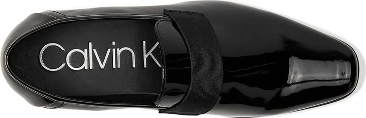 Calvin Klein Bernard Men's Shoes Black/Black/Patent PU : 7 M, Synthetic - Image 2