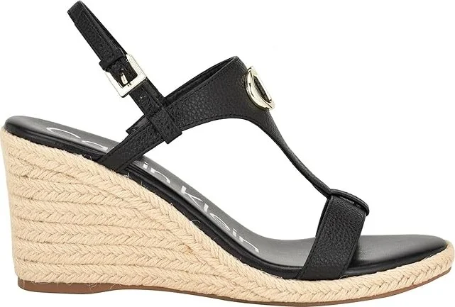 Calvin Klein Blanta Women's Sandals Black : 8 M, Leather/Rubber - Image 5