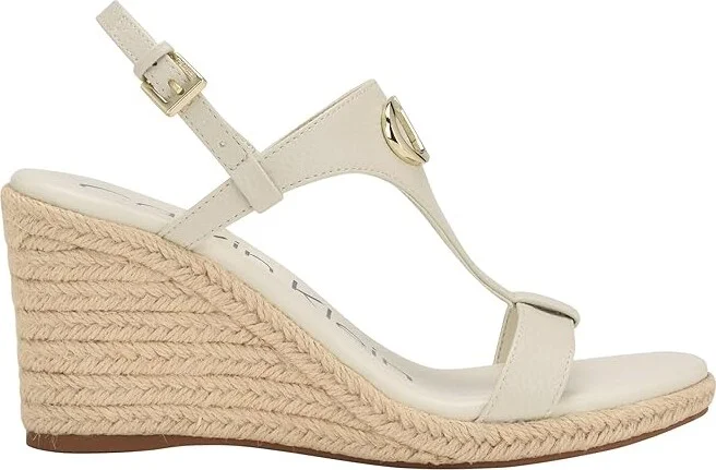 Calvin Klein Blanta Women's Sandals Ivory : 9.5 M, Leather/Rubber - Image 5