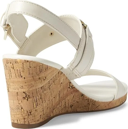 Calvin Klein Bomega Women's Sandals Ivory : 10 M, Leather - Image 4