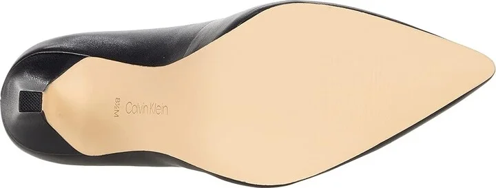 Calvin Klein Brady High Women's Heels Black Leather : 5 M - Image 3