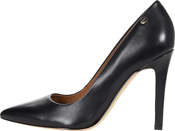 Calvin Klein Brady High Women's Heels Black Leather : 5 M - Image 6