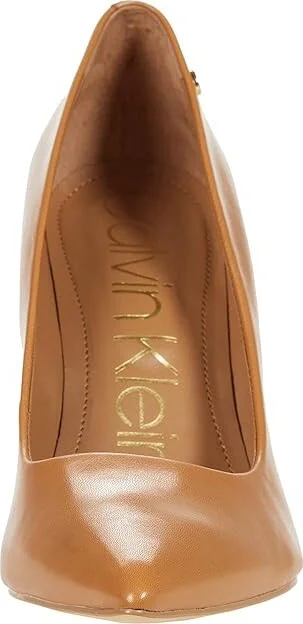 Calvin Klein Brady High Women's Heels Caramel : 5 M, Leather - Image 5