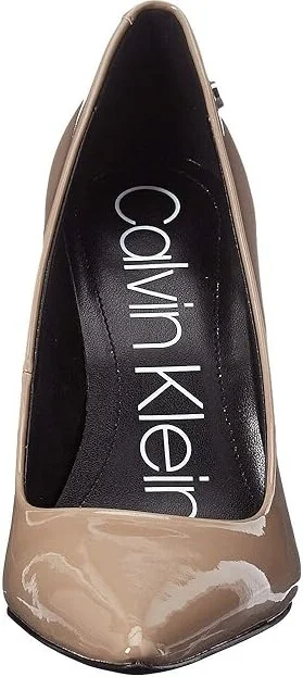 Calvin Klein Brady High Women's Heels Tobacco : 6 M, Leather - Image 5
