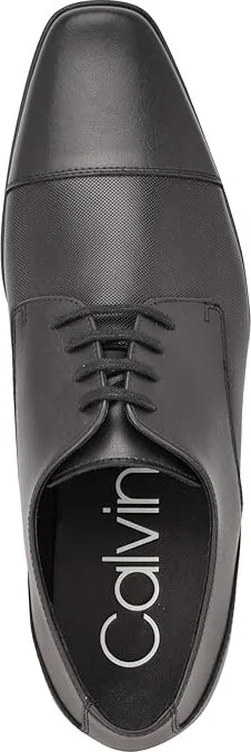 Calvin Klein Bram Men's Slip-on Dress Shoes Black Leather : 7 M - Image 2