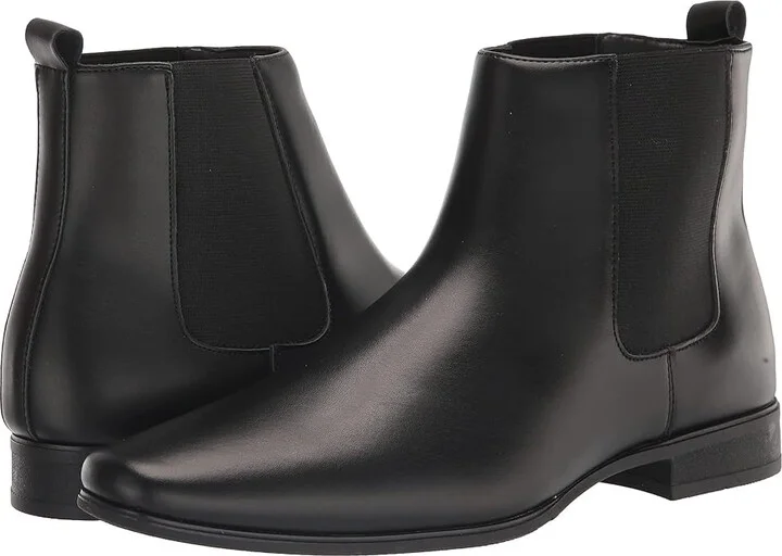 Calvin Klein Brayden Men's Boots Black : 9.5 M, Leather
