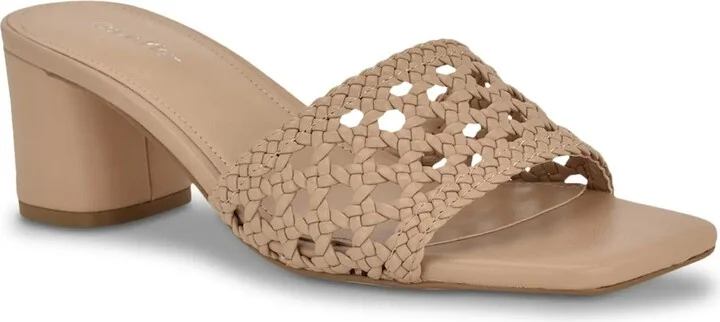 Beige Fabric & Synthetic