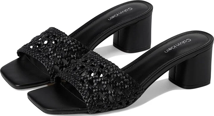 Calvin Klein Brianny Women's Sandals Black : 8.5 M, Synthetic
