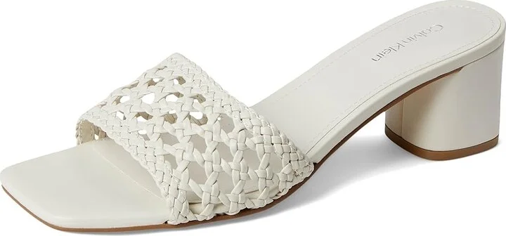 Calvin Klein Brianny Women's Sandals Ivory : 7.5 M, Synthetic - Image 5